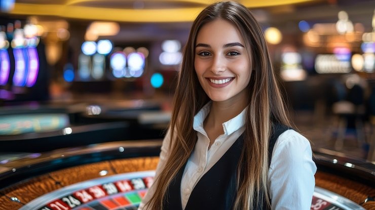 Speed Baccarat live table on inaslot showing dealer, player seats, and betting interface with fast-paced round counter
